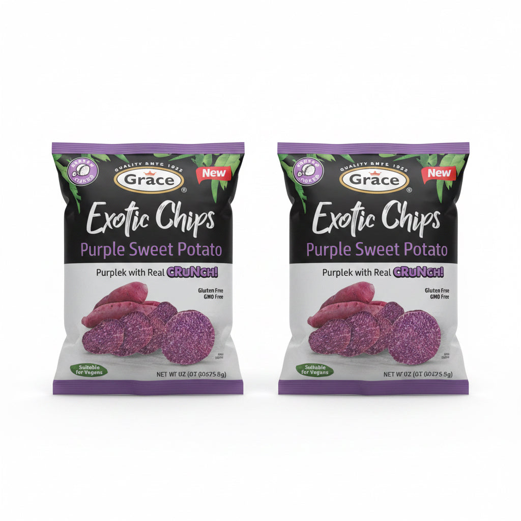 Purple sweet potato chips
