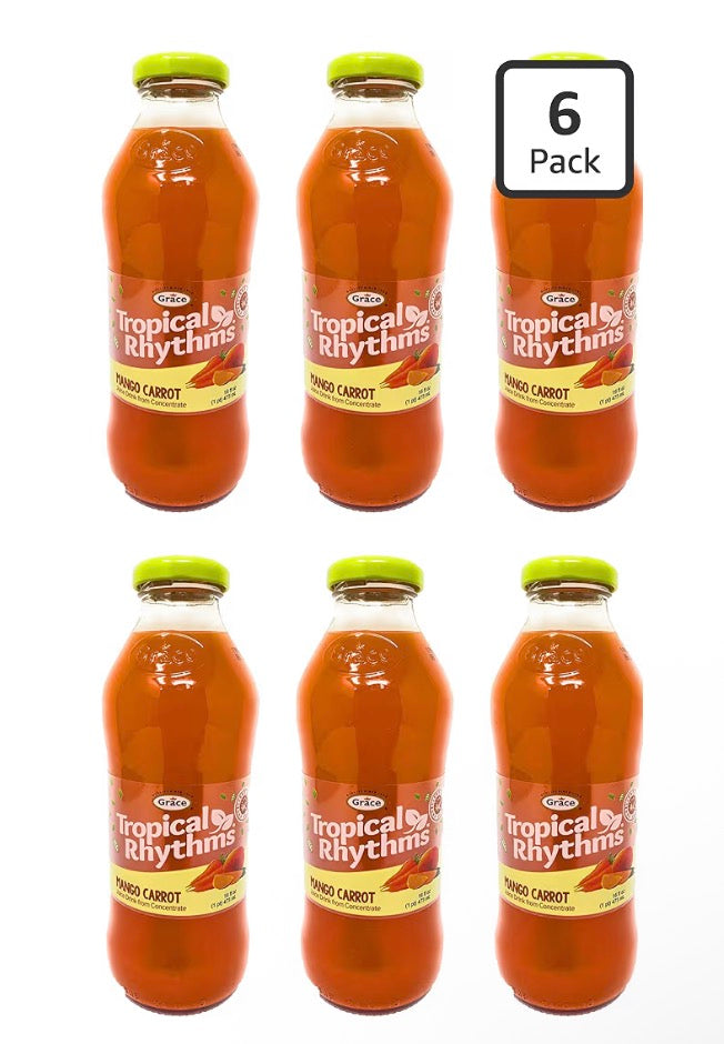 Grace Tropical Rhythms Mango Carrot Jamaican Fruit Juice