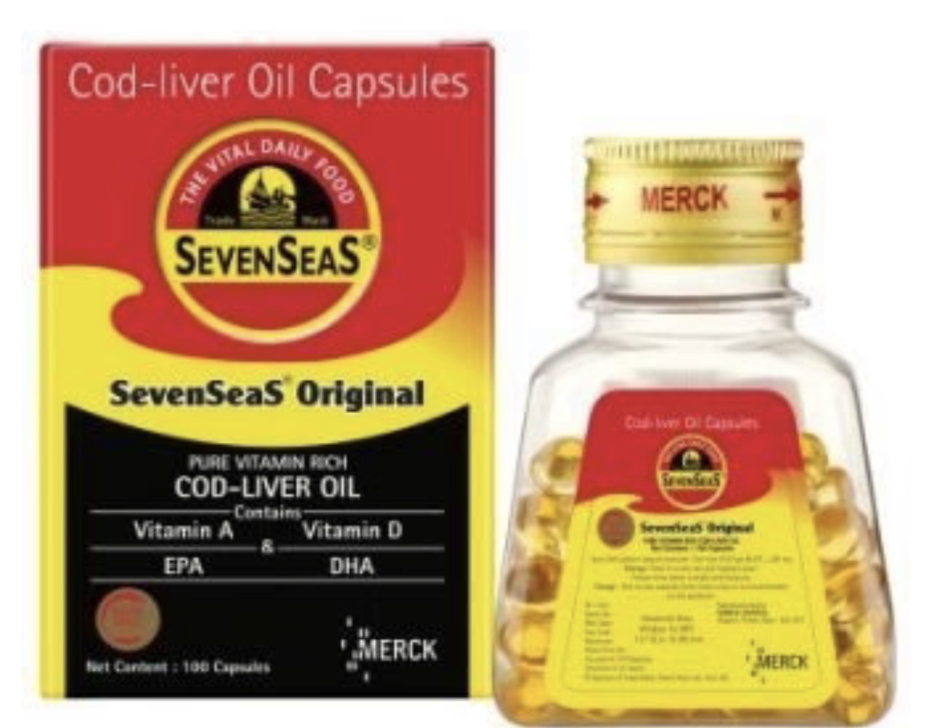 SEVEN SEAS COD LIVER OIL #500 CAPSULES