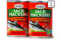 Grace Mackerel in Tomato Sauce (Jack Mackerel 15 oz 2 Pack)